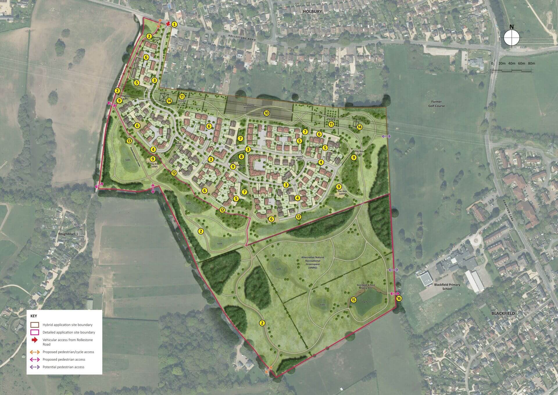 Submitted illustrative masterplan